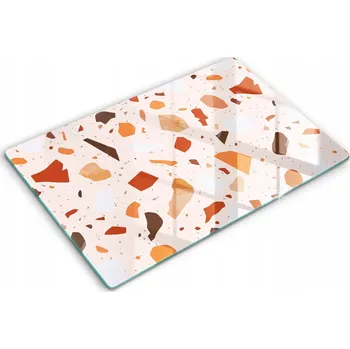 Obraz Kuchyňská skleněná krytka S Potiskem Velká 80x52 cm Dekorativní kamenný gres