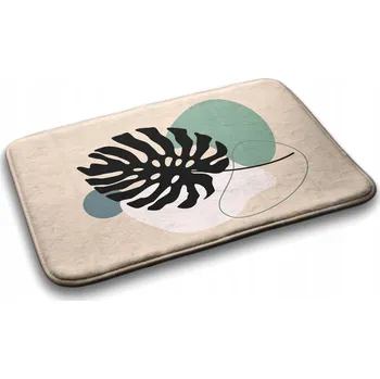 Koupelnová předložka Savá koupelnová předložka List kapradiny