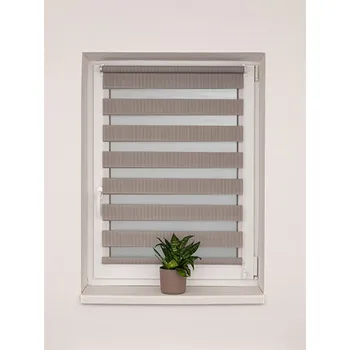 Roleta DeCori Roleta den a noc (ZEBRA) mini 57x150 šedá 1806