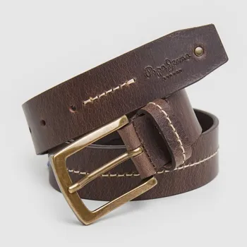 Opasek Pepe Jeans Pánský pásek AIDAN BELT Barva: hnědá, Velikost: 95