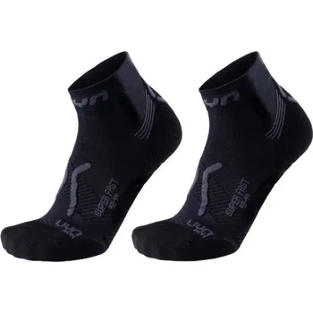 Pánské ponožky Pánské běžecké ponožky UYN RUNNING SUPER FAST 2 PÁRY - černá 35/38