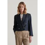 BLEJZR GANT REL CROPPED CLUB BLAZER EVENING BLUE