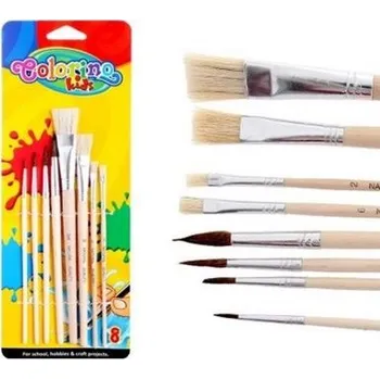 Výtvarná sada Sada štětců – mix materiálů – výtvarná sada pro malování pro děti Colorino, umělecká školní sada