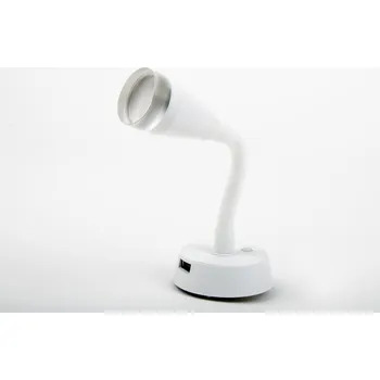 Příslušenství ke karavanu LED bod s ohebným ramenem, 1,8W, USB port (1x2A), 12V