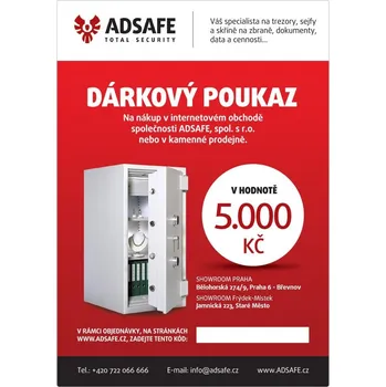 Dárkový potravinový koš AdSafe Dárkový poukaz v hodnotě 5000Kč