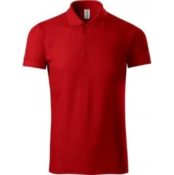 Pánské tričko PICCOLIO Pánská směsová polokošile Joy Piccolio s bočními švy 170 g/m Barva: červená, Velikost: XL