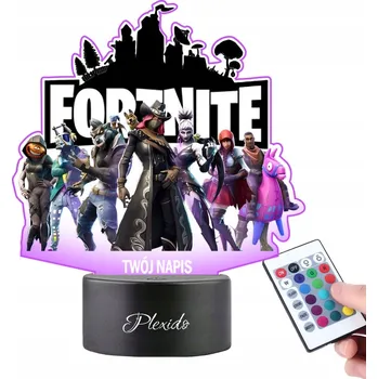 Lampička Plexido vícebarevná Noční lampa