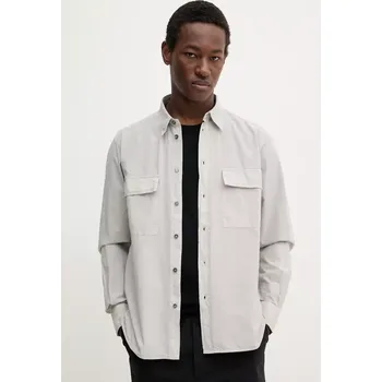 Pánská košile Bavlněná košile BARENA VENEZIA Camicia Mola šedá barva, regular, s klasickým límcem, CAU5075.2586 09X, vel. 52