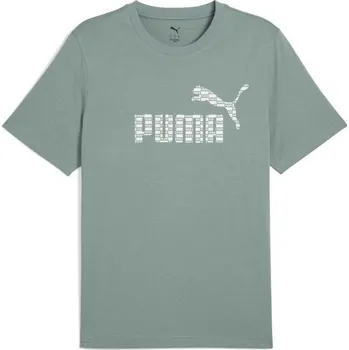 Pánské triko Puma UNITED TEE XXL Tmavě zelená, Bílá