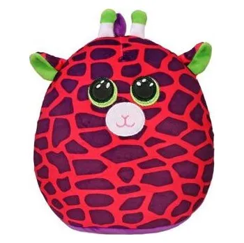 plyšák TY Squishy Beanies GILBERT 22 cm - růžová žirafa
