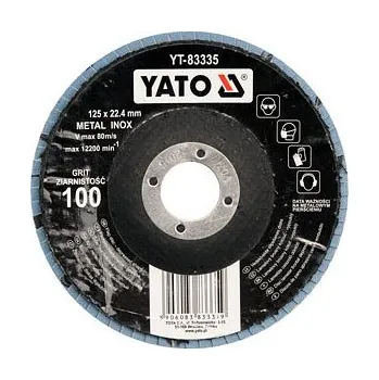 Sada nářadí Kotouč lamelový Yato zirkonový 125mm P100