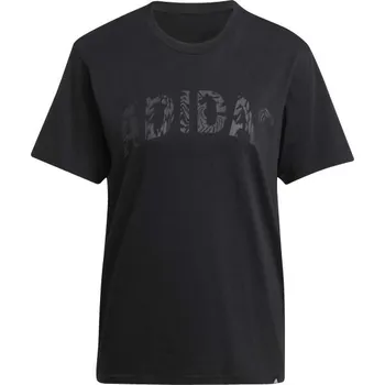 Dámské oblečení Dámské triko adidas CAMO TEE XS Černá