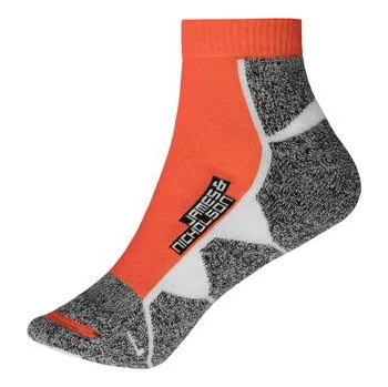 Pánské ponožky Daiber Ponožky Sport Sneaker Socks JN214 Barva: Oranžová brilantní - Bílá, Velikost: 35-38