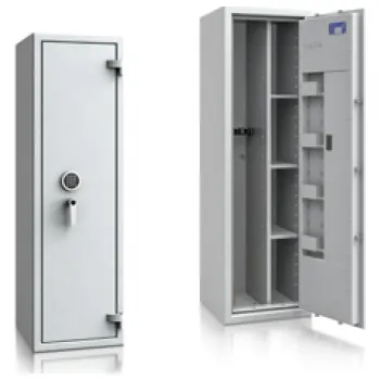 Trezor ISS Kombinovaný trezor St. Gallen WF MAX KOMBI 56474.52 EL, světle šedý