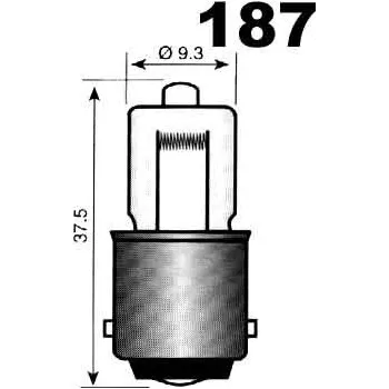 Autožárovka žárovka Spahn 12V 20W BA15s halogen