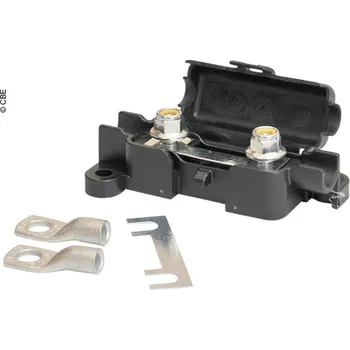 Příslušenství ke karavanu Držák pojistky s pojistkou 50A + kabelová oka