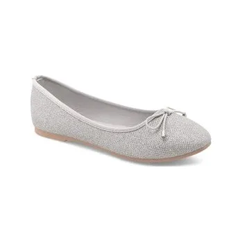 Dámské baleríny Jenny Fairy Baleríny ELENI TS5682-01 Stříbrná 38
