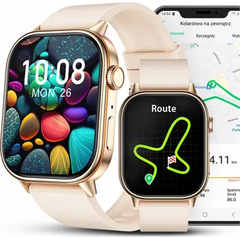 Hodinky Chytré Hodinky JG Smart chytré hodinky QX17 GPS zlaté