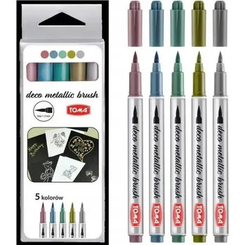 Vícebarevné dekorační fixy Toma 5 ks