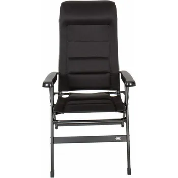 Jídelní židle Židle skládací MALAGA BREEZE XL, čalouněná, černá, síťovina, kovové spoje