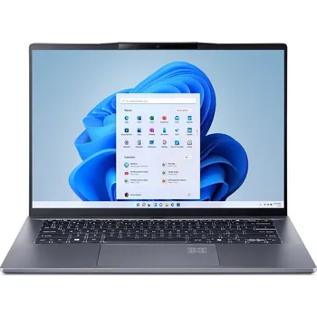 Notebook Ntb Acer Swift Go 14 AI (SFG14-01-X2KK) Qualcomm SnapdragonX Plus (X1P 42 100), 14.5", RAM 16GB, SSD 1024 GB, Qualcomm Adreno, FPR, Microsoft Windows 11 Home - šedý