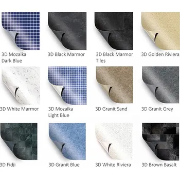 AVfol Relief, šíře 1,65 m, síla materiálu 1,6 mm 3D Brown Basalt, 1 m