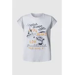 Pepe Jeans Dámské tričko VALMA Barva: bílá, Velikost: S