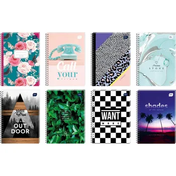 Kroužkový Blok Interdruk A5, 100 listů, pevná vazba