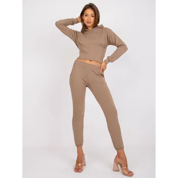 Béžová tepláková souprava s kapucí EM-KMPL-378.04-beige Velikost: M