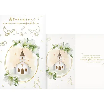 UNIPAP přání svatební M16-126 T PRANI_T_2216 549648