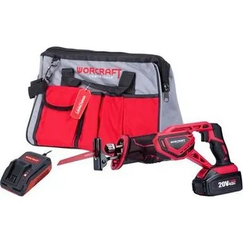 Pila ocaska Worcraft 114099 Set WSET-09 S20Li ShareSYS, ocasní pila, 1x akumulátor 2.0 Ah, 1x nabíječka + brašna