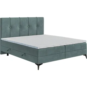 Postel Postel boxspring 180 Rosa - Laverto torre 14, torre 14, Černý kov 180x118 cm