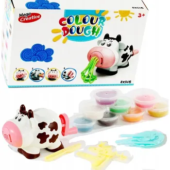 Modelovací hmota Modelovací hmota Kravička PLESTINY HRAČKA PRO DĚTI Mega Creative barvy