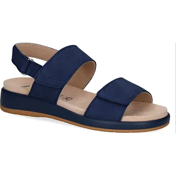 Dámské sandále CAPRICE Dámské modré kožené sandály 9-28207-44-869-255 Velikost 38