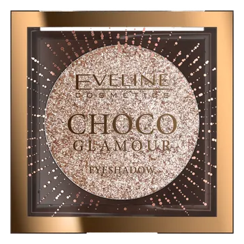 Přípravek na oči Eveline Cosmetics Choco Glamour lesklý toper na oční stíny, 3 g