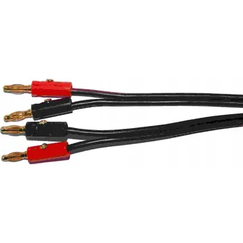 elektrický kabel Reproduktorový kabel PAV Kabel 2 banánky / 2 banánky černý 2 x 2,5 mm2 6 m