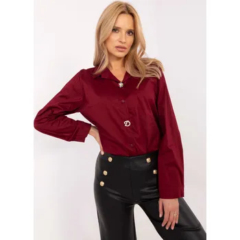 Dámská košile Košile DHJ KS 20132.04P bordó jedna velikost