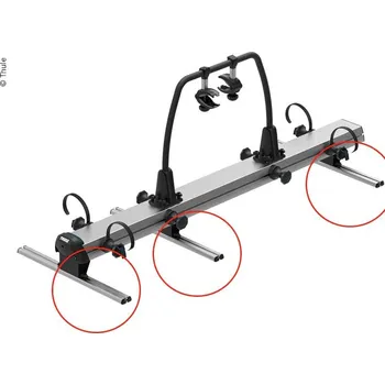 Příslušenství ke karavanu Instalační sada pro VeloSlide, 70cm (centimetry) montážní lišta (3 kusy)