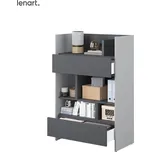 Dig-net nábytek Regál Lenart BED CONCEPT BC-26 | šedá / grafit