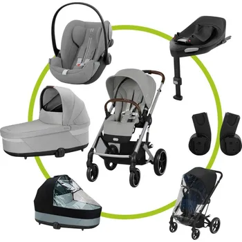 Kočárek CYBEX Akční set BALIOS S LUX Stone Grey XL