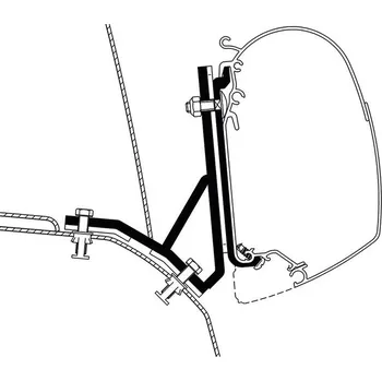 Markýza Adaptér pro markýzu Omnistor - Ducato Lift Roof / Iveco Series 5