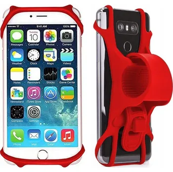 DRŽÁK NA TELEFON NA KOLO MTB SILIKONOVÝ GUMOVÝ