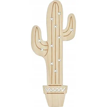 Doplněk ke knize DEKORATIVNÍ ZÁLOŽKA do Knihy ze Dřeva Kaktus - Vkládací Záložka pro Knihomoly