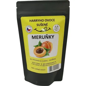 Sušené ovoce SUŠENÉ MERUŇKY 150g (Sušené Meruňky nesířené bez přidaného cukru)
