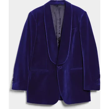 Pánské oblečení BLEJZR GANT VELVET SUIT UNISEX BLAZER RICH NAVY