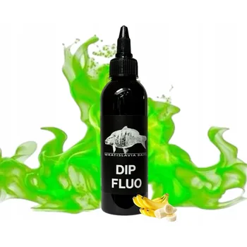 Návnadové aroma FLUO DIP BANÁN 100 ml Wratislavia Baits METHOD BOOSTER DIP DOPALOVAČ