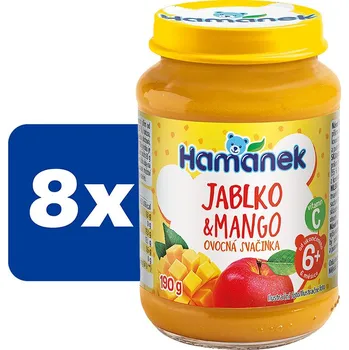 Hamánek Jablko a mango - 8 x 190 g