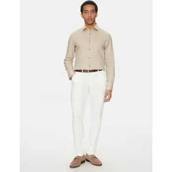 Pánská košile BOSS Košile H Hank Kent C1 214 50490234 Béžová Slim Fit 45