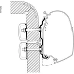 Adaptér pro markýzu Omnistor, Hymer2016, 4,5m