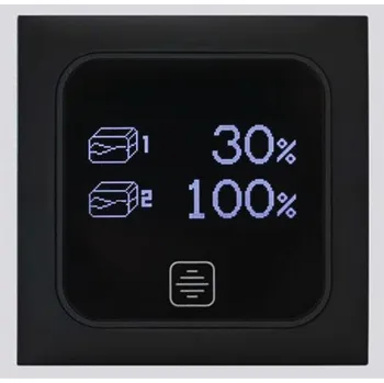 Příslušenství ke karavanu Indikátor vodní nádrže PT 722 šedý, pro 2 vodní nádrže